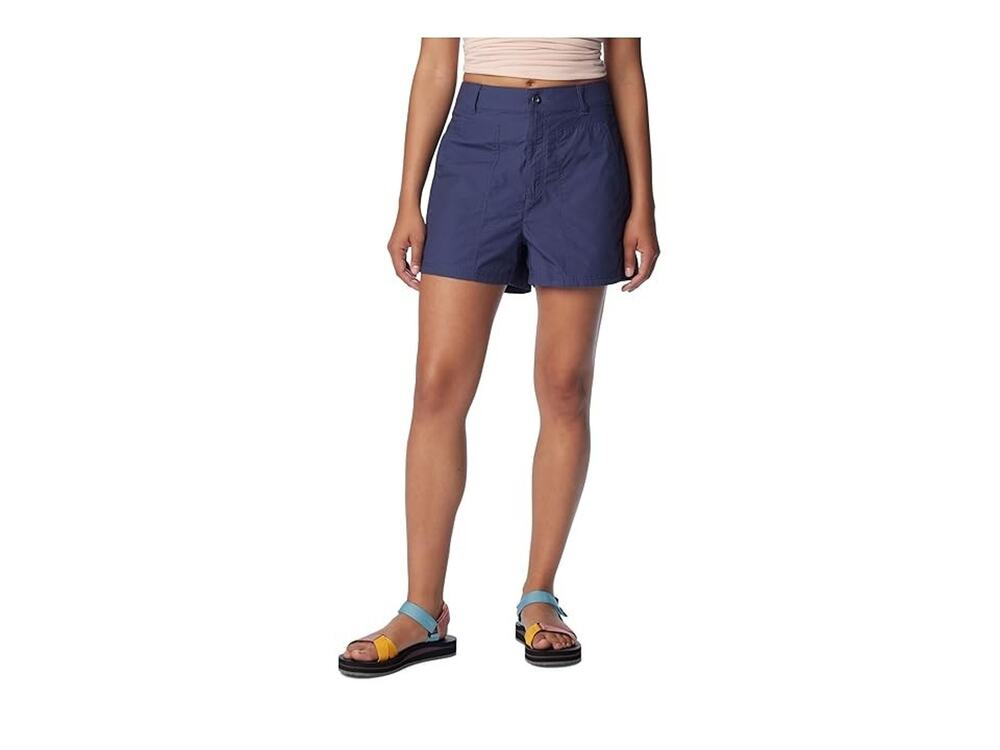 Columbia Holly Hideaway AL5959 Women's Chino Shorts Size 10 NAVY BLUE NEW